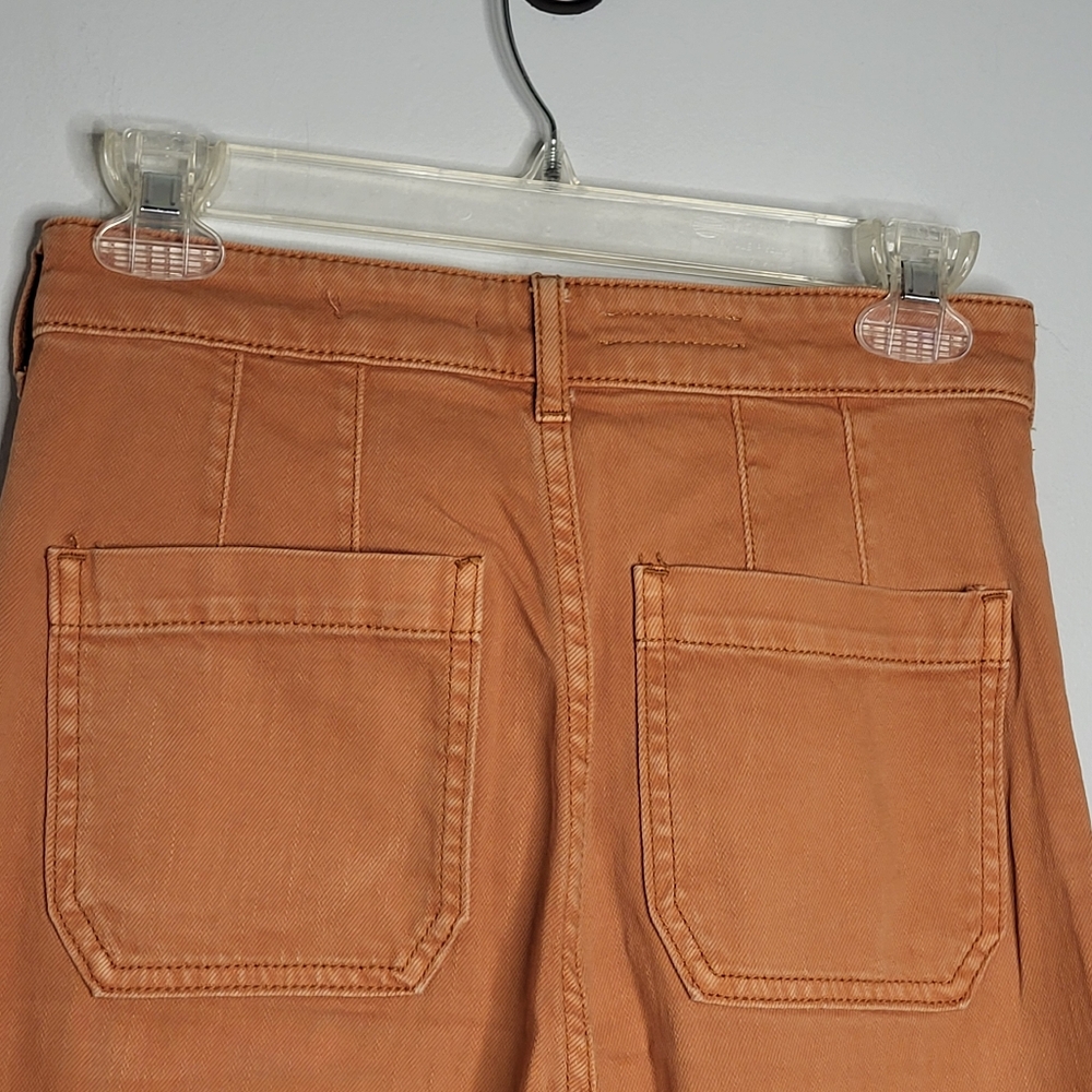 Pilcro Kenna Mid-Rise Barrel Jeans – Rust | 26 - Picture 6 of 13